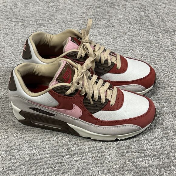 Nike Air Max 90 NRG Sail Medium Brown Pink Bacon Mens Size 7 Sneakers CU1810-100 main image 16